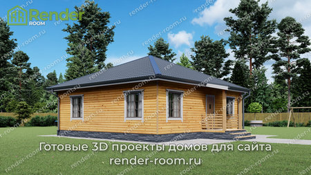 Проект П-1540 Площадь: 83,68, Размер: 9х9