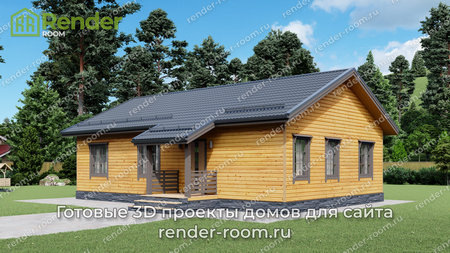 Проект П-1541 Площадь: 85,45, Размер: 8х12