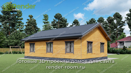 Проект П-1541 Площадь: 85,45, Размер: 8х12