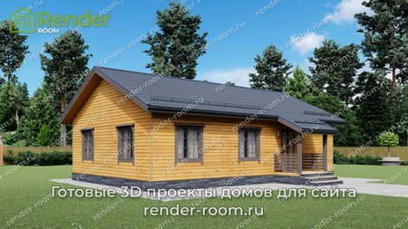 Проект П-1541 Площадь: 85,45, Размер: 8х12