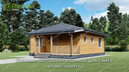 Проект П-1545 Площадь: 60,72, Размер: 8х8