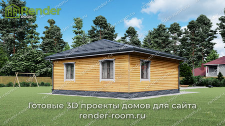 Проект П-1545 Площадь: 60,72, Размер: 8х8