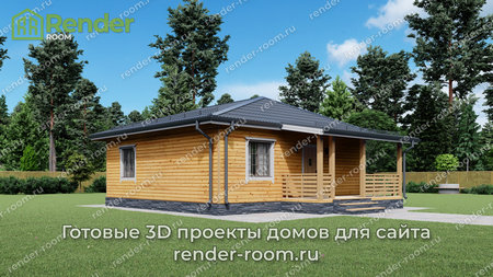 Проект П-1545 Площадь: 60,72, Размер: 8х8