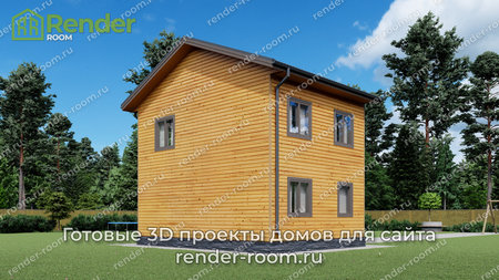 Проект П-1546 Площадь: 83,01, Размер: 6х8