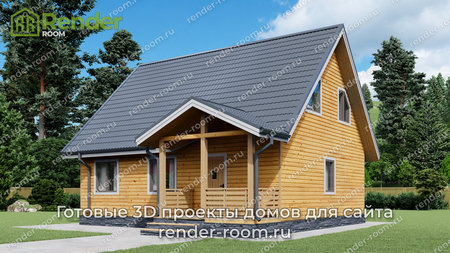 Проект П-1548 Площадь: 121,4, Размер: 8х9