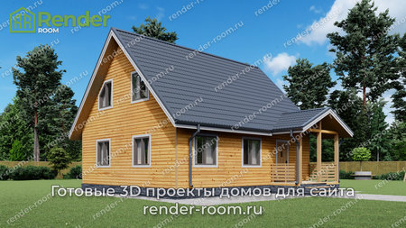 Проект П-1548 Площадь: 121,4, Размер: 8х9