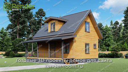 Проект  Площадь: 75, Размер: 6х8