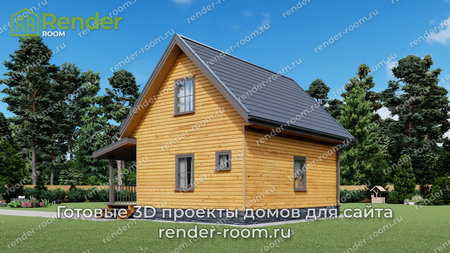 Проект  Площадь: 75, Размер: 6х8