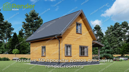 Проект  Площадь: 75, Размер: 6х8