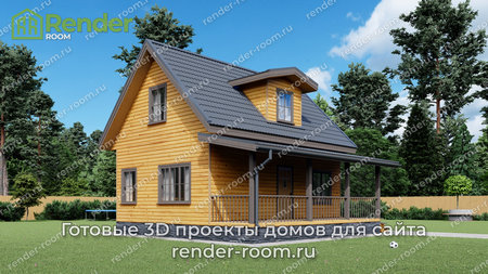 Проект  Площадь: 75, Размер: 6х8