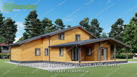 Проект П-1552 Площадь: 262,75, Размер: 15х20