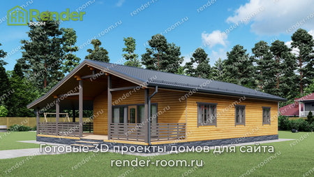 Проект  Площадь: 98,26, Размер: 9х12