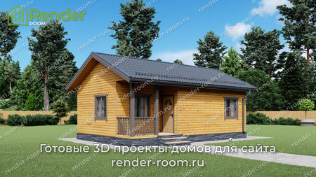 Проект  Площадь: 43,19, Размер: 6х9