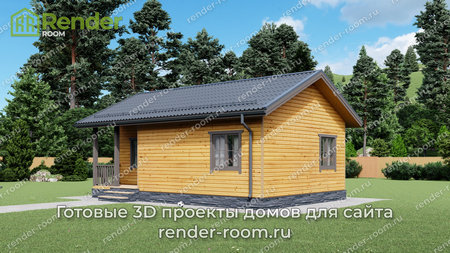 Проект  Площадь: 43,19, Размер: 6х9