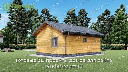 Проект  Площадь: 43,19, Размер: 6х9