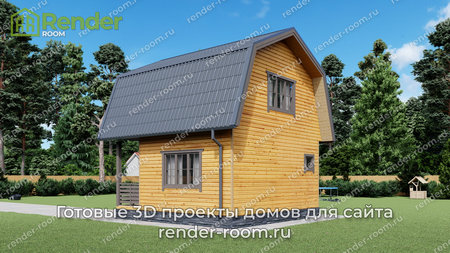 Проект П-1562 Площадь: 60,38, Размер: 6х6