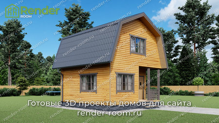 Проект П-1562 Площадь: 60,38, Размер: 6х6