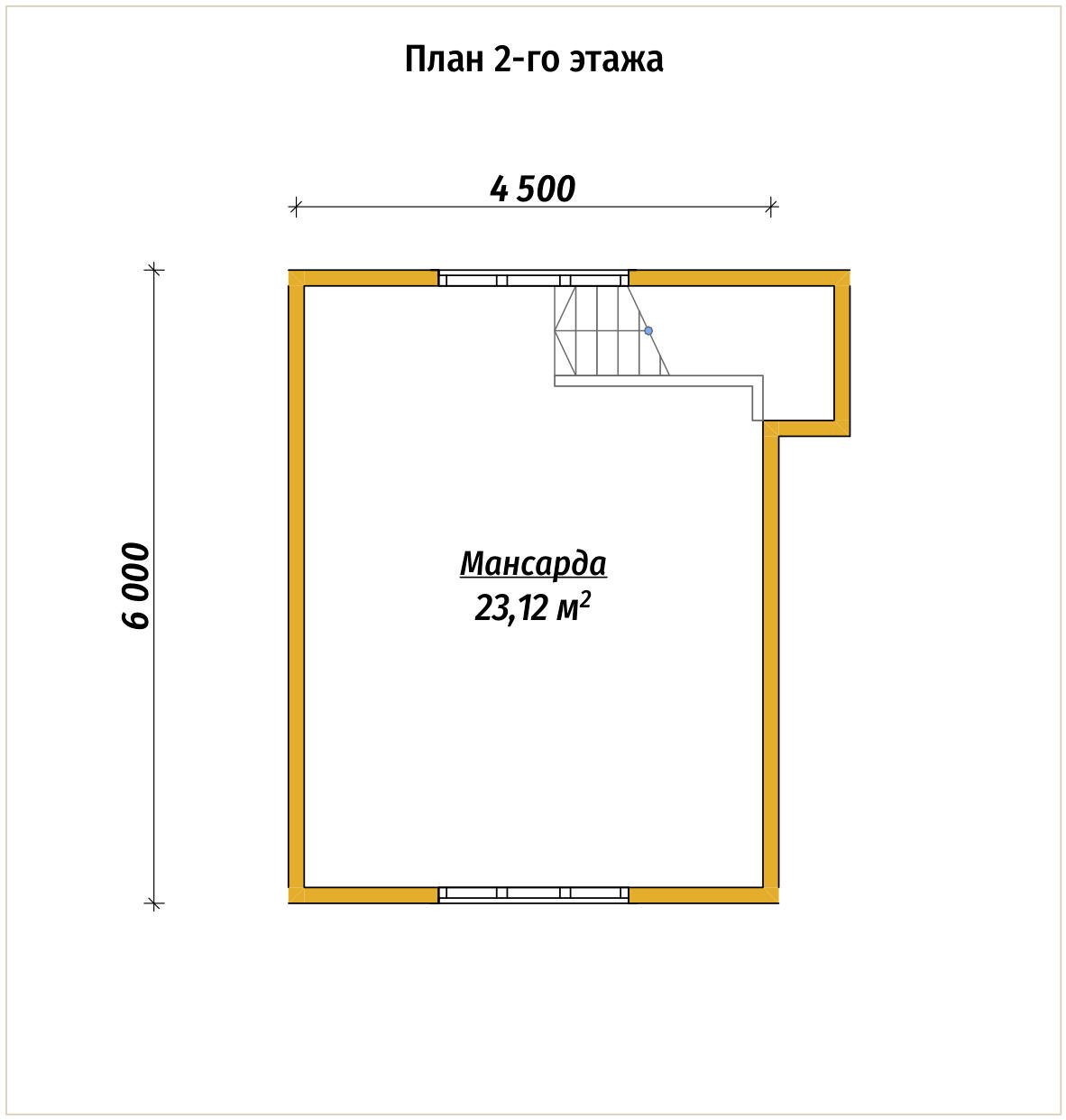 П-1562 План второго этажа П-1562 План второго этажа