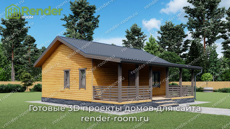 Проект  Площадь: 55,58, Размер: 7х9