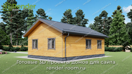 Проект П-1564 Площадь: 61,89, Размер: 7х10