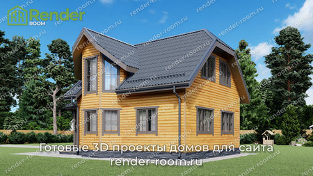 Проект П-1566 Площадь: 87,5, Размер: 8х8