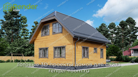 Проект П-1566 Площадь: 87,5, Размер: 8х8