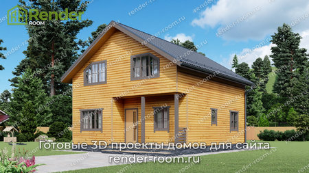 Проект  Площадь: 116,4, Размер: 8х9