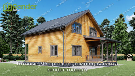 Проект  Площадь: 116,4, Размер: 8х9