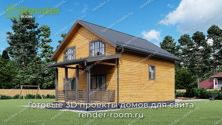 Проект  Площадь: 116,4, Размер: 8х9