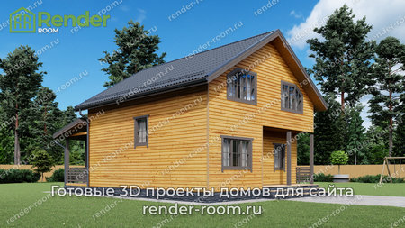 Проект  Площадь: 116,4, Размер: 8х9