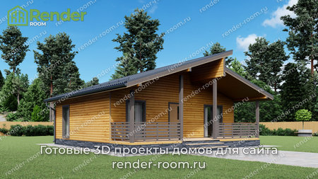 Проект П-1568 Площадь: 67,43, Размер: 8х10