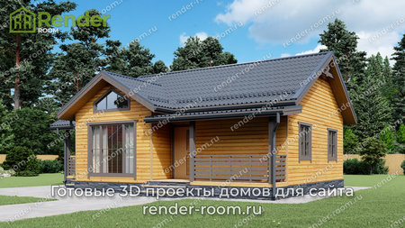 Проект  Площадь: 57,92, Размер: 8х9