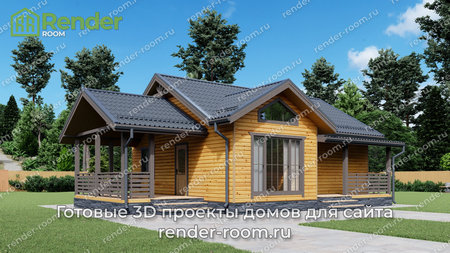 Проект  Площадь: 57,92, Размер: 8х9