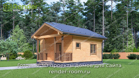 Проект  Площадь: 30,57, Размер: 6х6