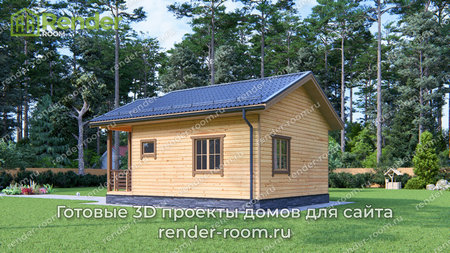 Проект  Площадь: 30,57, Размер: 6х6