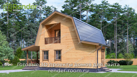 Проект П-1572 Площадь: 74,8, Размер: 8х8