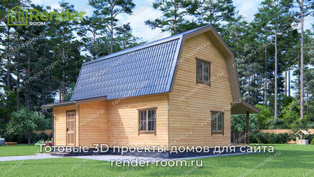 Проект П-1572 Площадь: 74,8, Размер: 8х8