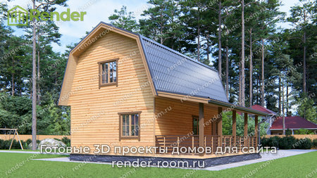 Проект П-1572 Площадь: 74,8, Размер: 8х8