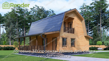 Проект П-1572 Площадь: 74,8, Размер: 8х8