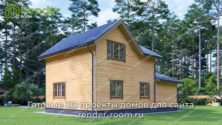 Проект П-1580 Площадь: 77,93, Размер: 7х11