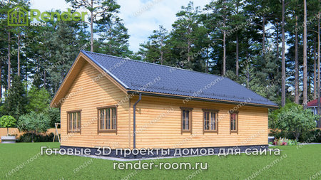 Проект П-1581 Площадь: 74,71, Размер: 8х12