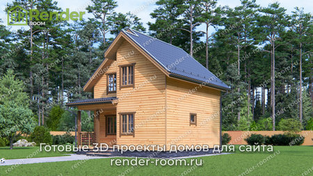 Проект П-1582 Площадь: 73,12, Размер: 7х7