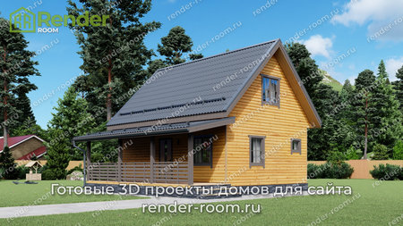 Проект П-1584 Площадь: 68,48, Размер: 6х8