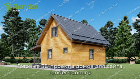 Проект П-1584 Площадь: 68,48, Размер: 6х8