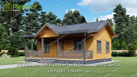 Проект  Площадь: 44,9, Размер: 6х9