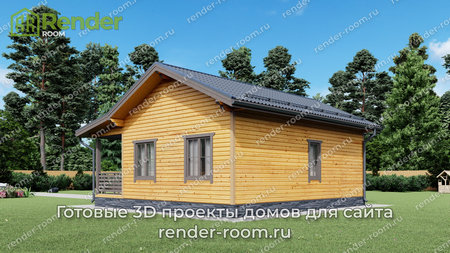 Проект  Площадь: 44,9, Размер: 6х9