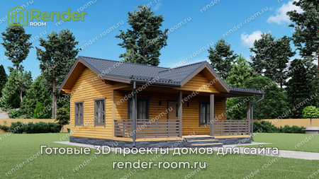 Проект  Площадь: 44,9, Размер: 6х9