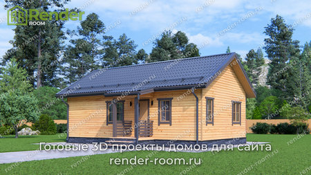 Проект П-1587 Площадь: 58, Размер: 8х10