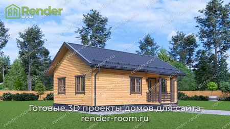 Проект П-1587 Площадь: 58, Размер: 8х10