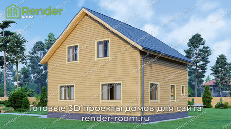 Проект  Площадь: 130, Размер: 8х9